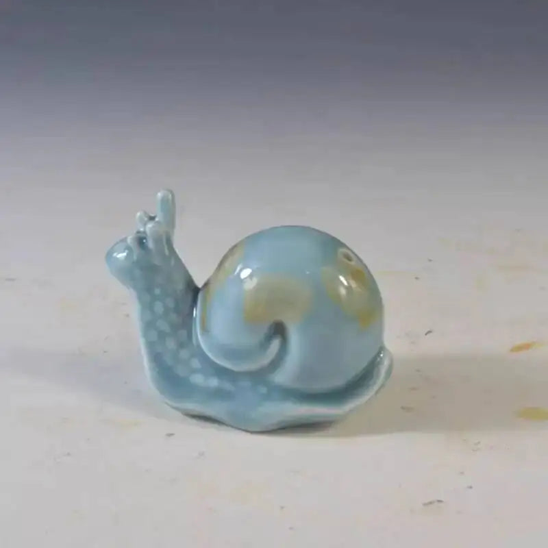 Antique Porcelain Republic Of China Style, Blue And White Tea Pet Desk Ornament Oasis Select Blue Glaze