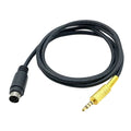 For YAESU FT-891 FT-857 FT-817 FT-991 FT-450D DIN 6 Pin DATA to 3.5mm PTT Adapter Cable for Echolink and Remote Voice Repeater Oasis Select A
