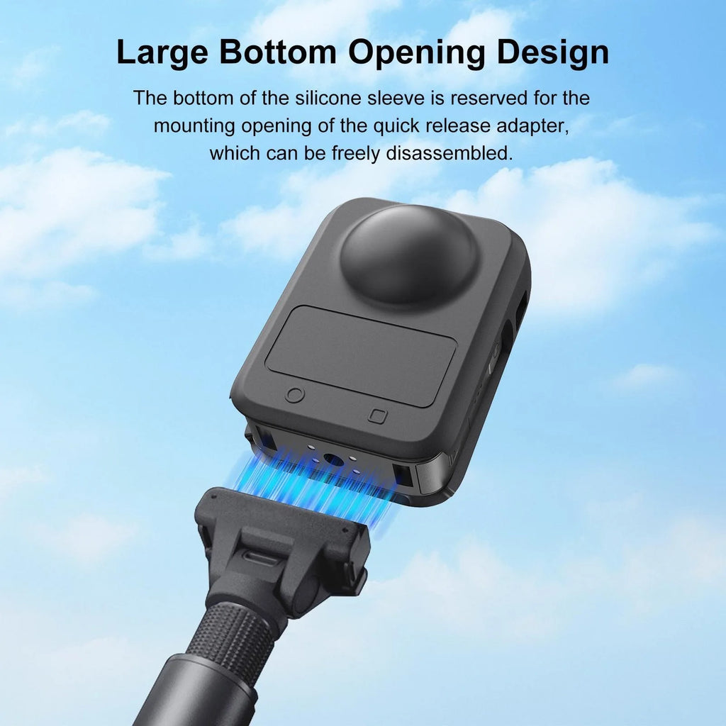 DJI OSMO 360 Silicone Case & Lens Cap with Lanyard