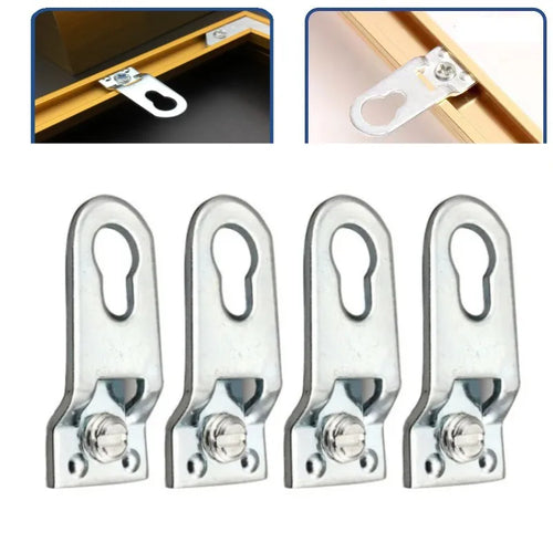 10pcs/Set Picture Hangers Metal Keyhole Hanger Fasteners for Picture Photo Frame Furnniture Cabinet Accessory Oasis Select