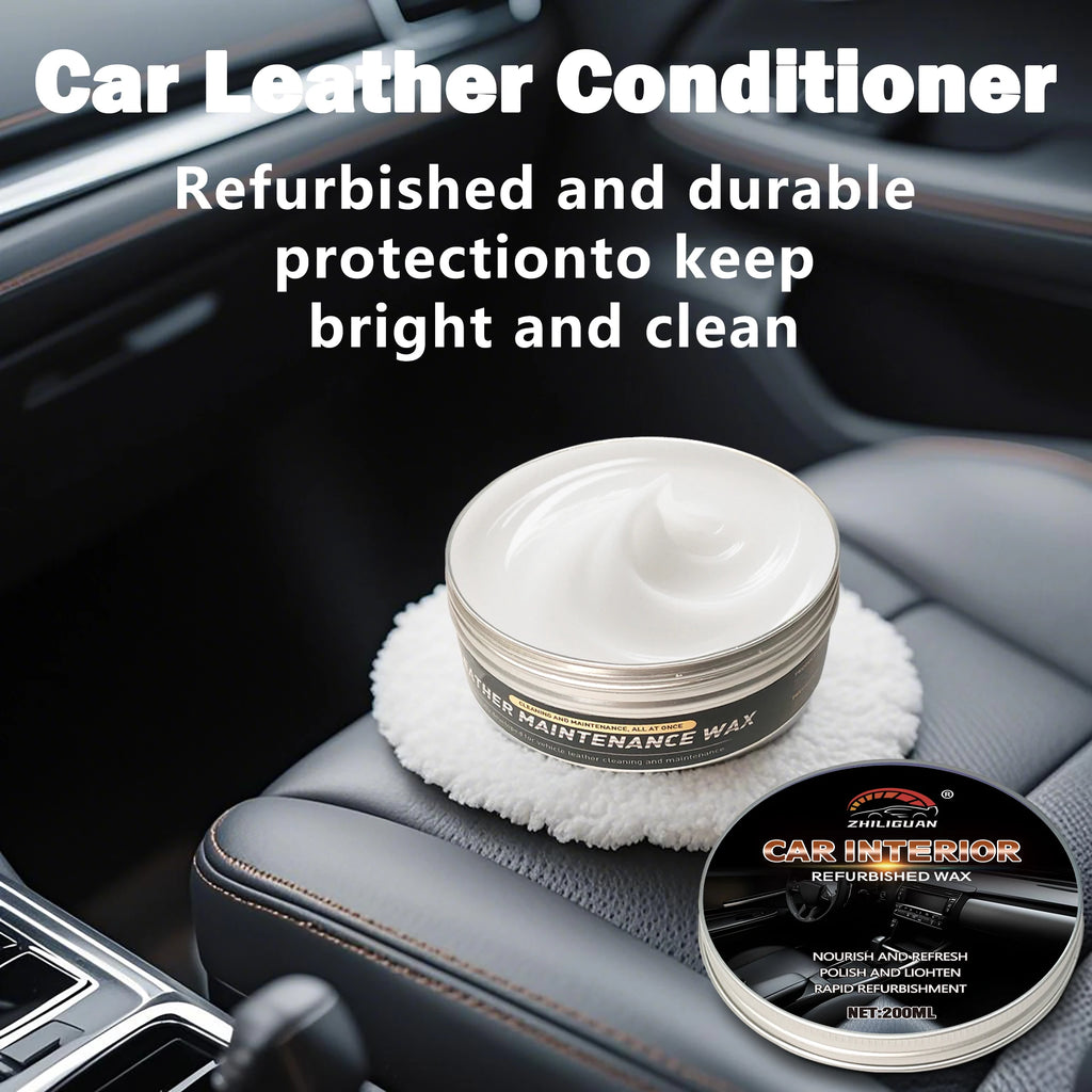 Leather Care Cream – Car Seat & Sofa Cleaner, Polish & Restore
