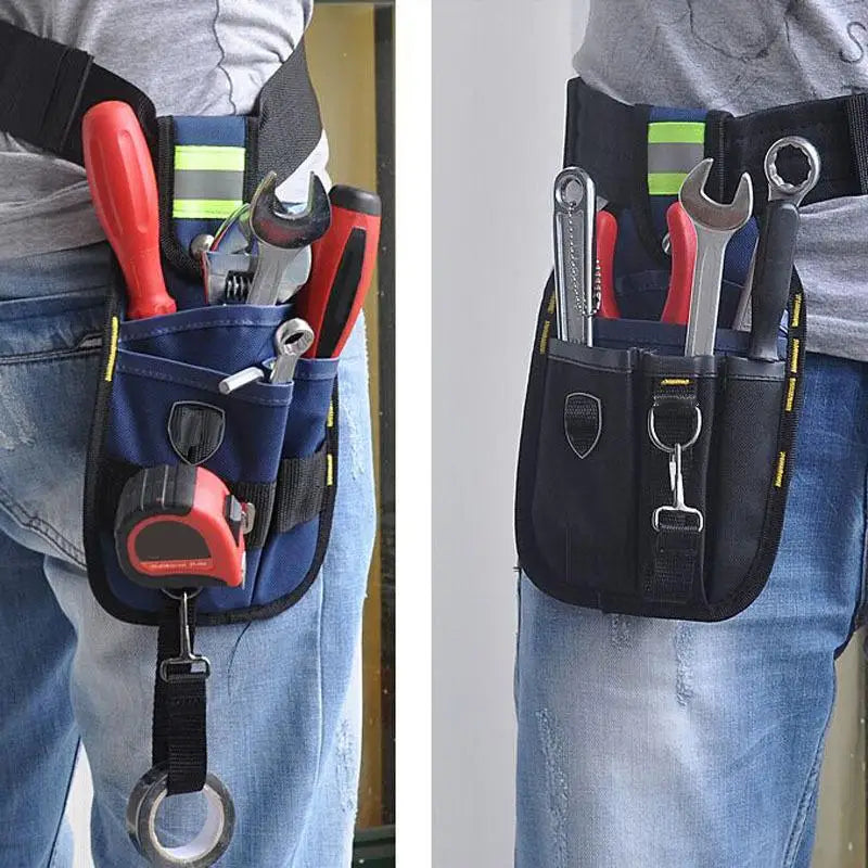 Portable Multifunctional Tool Waist Bag Electrician Pocket Storage Bag Maintenance Tool Bags Screwdriver Kit Holder Pouch Oasis Select