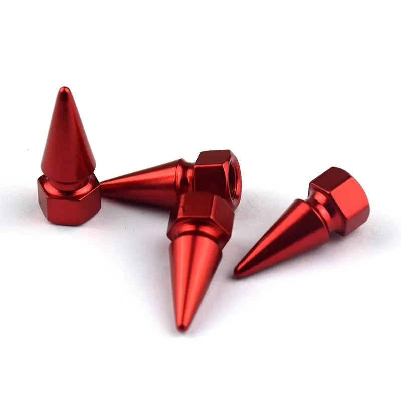 Automotive Parts Bullet Head Screw Valve Cap Personalized Modification Pointed Valve Valve Bicycle Motorcycle In Stock Oasis Select 4pcs 4