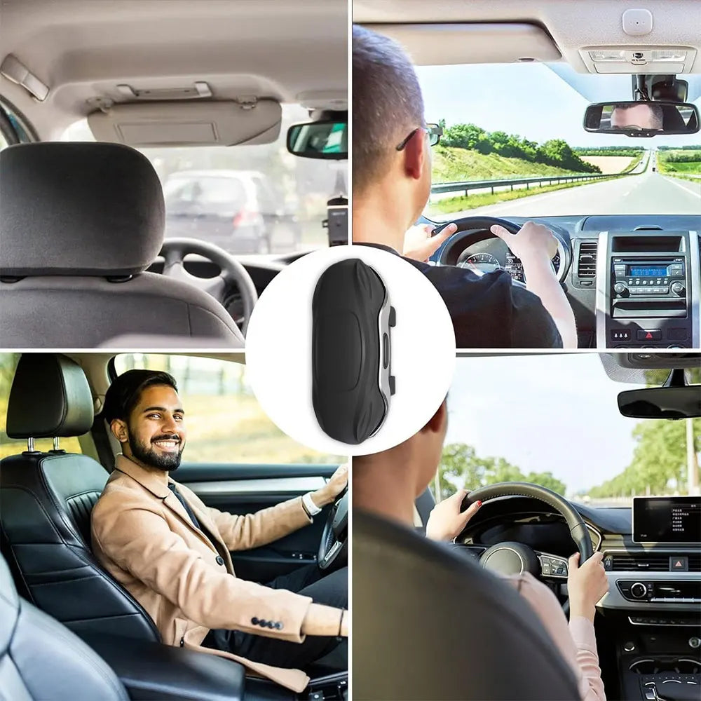 Car Sun Visor Sunglasses Holder – ABS Glasses Case