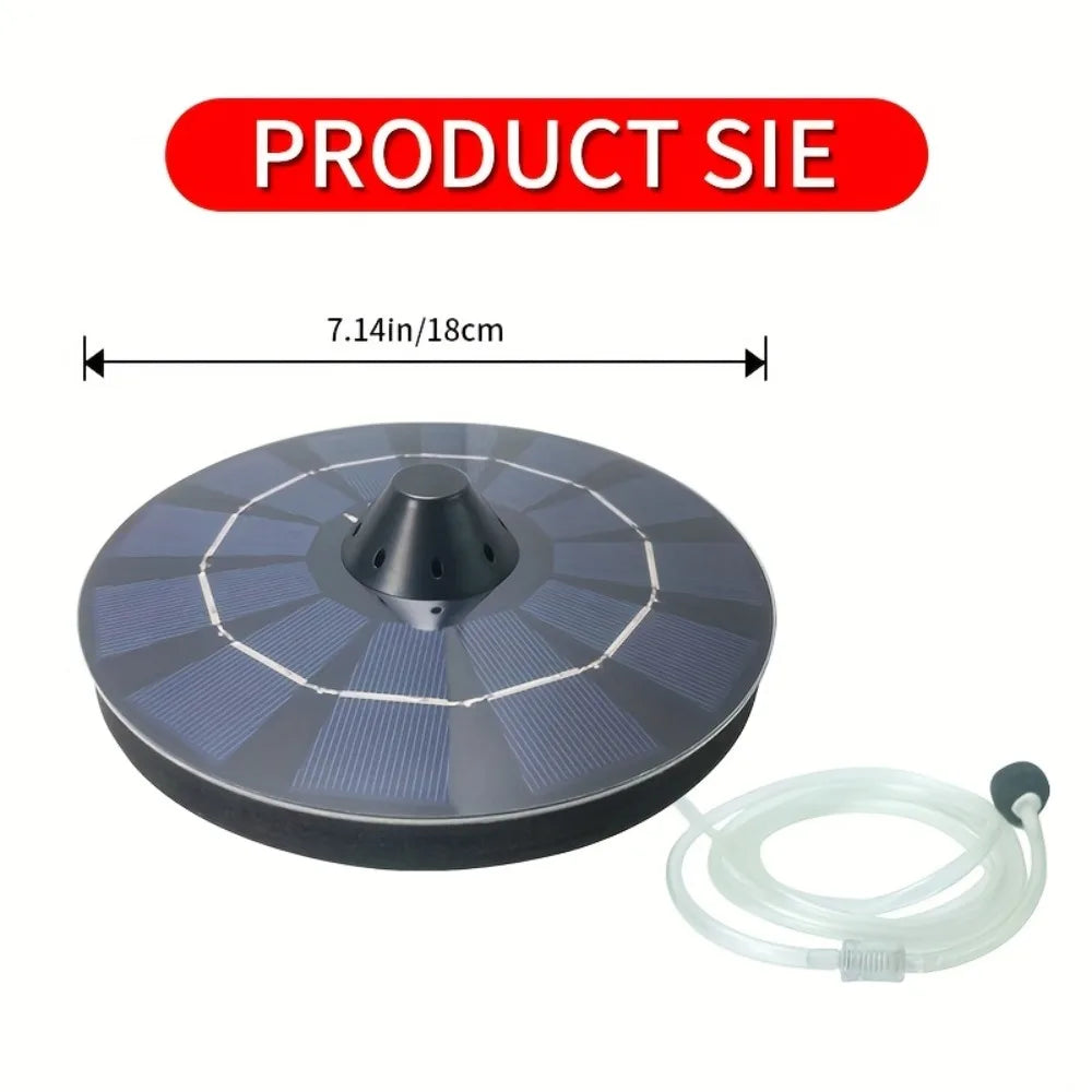2.5W Pond Air Pump, Floating Solar Aerator Oxygen Pump, Fish Tank Aquarium Fish Pond Solar Oxygenator, Improve Pond Circulation Oasis Select