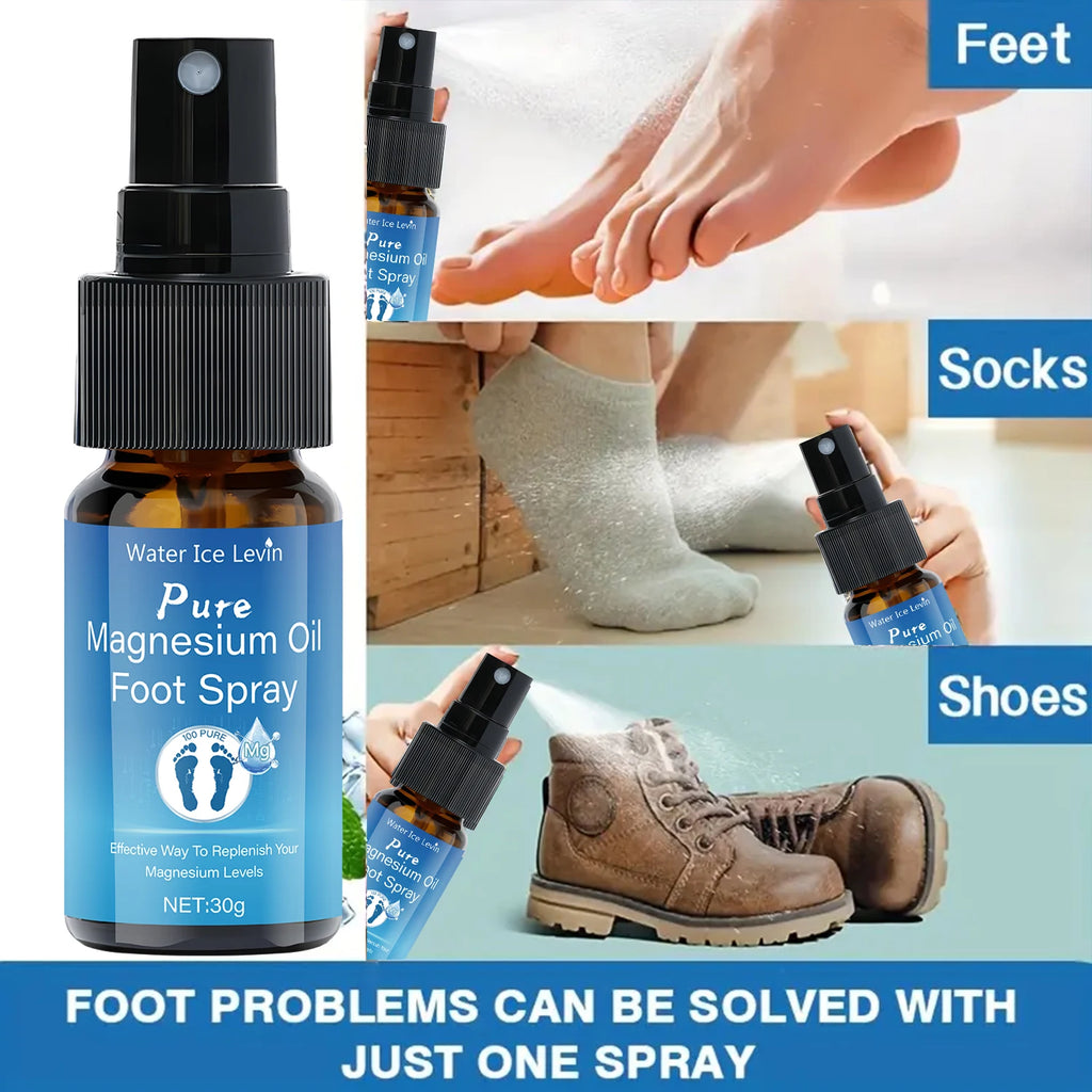 Magnesium Oil Foot Spray with Vitamin E – Smooth & Moisturized Foot Care Spray Oasis Select