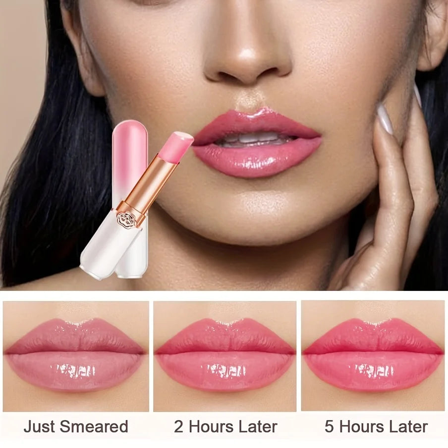 Color-Changing Lipstick Jelly Lipstick Moisturizing Waterproof Long-Lasting Moisturizing 3g Oasis Select
