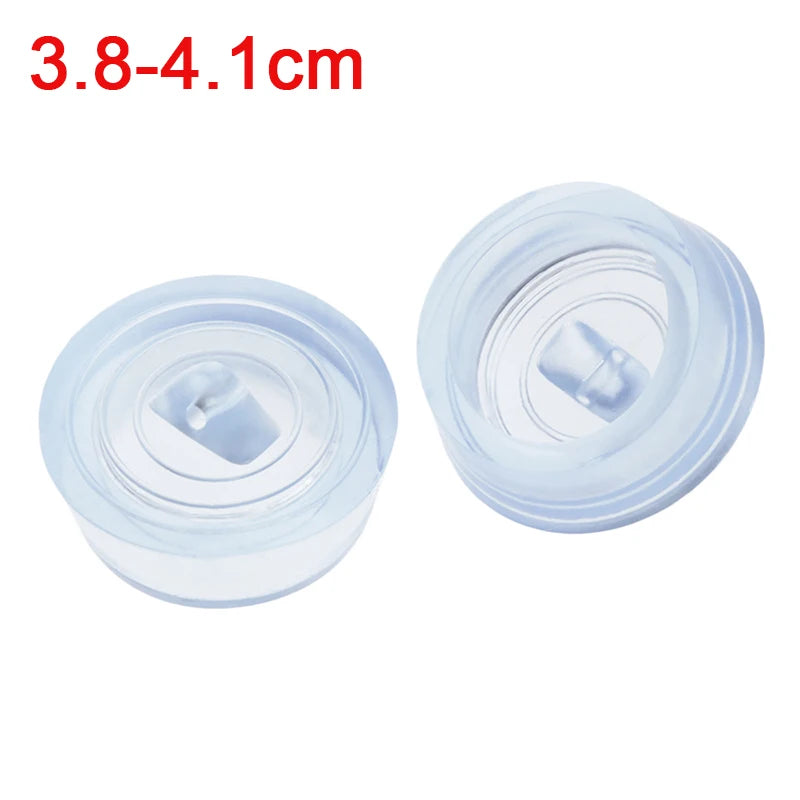 Kitchen Bath Rubber Sink Plug Floor Drain Plug Sink Bathtub Drainage Stopper Laundry Leakage-proof Plug Bathroom Supplies Oasis Select 38-41mm transparent