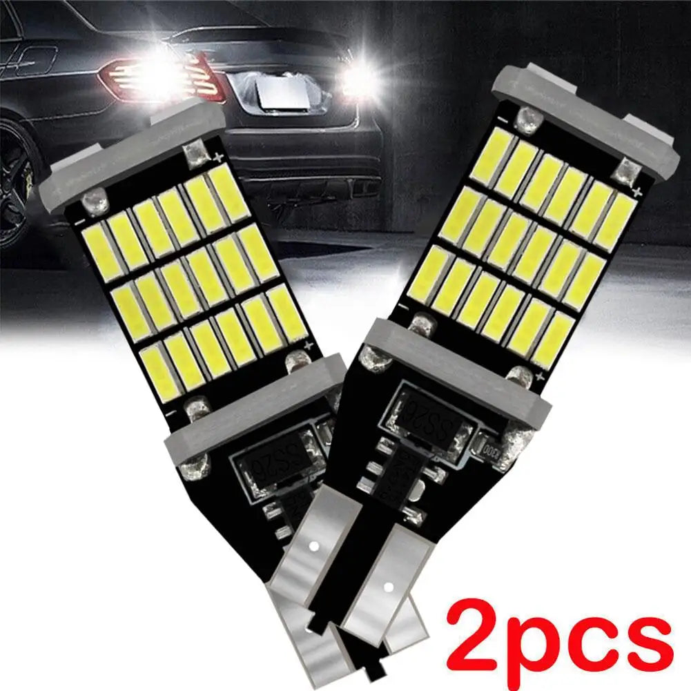 T15 921 912 LED Reverse Backup Lights 1200LM 6000K White – 2Pcs LED Reverse Lights Oasis Select