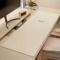 1pc Large Faux Leather Mouse Pad, Non-Slip Waterproof Desk Pad for Office, Easy To Clean Computer Mat Mouse Pads, Gaming Desk Oasis Select Beige 60x30cm