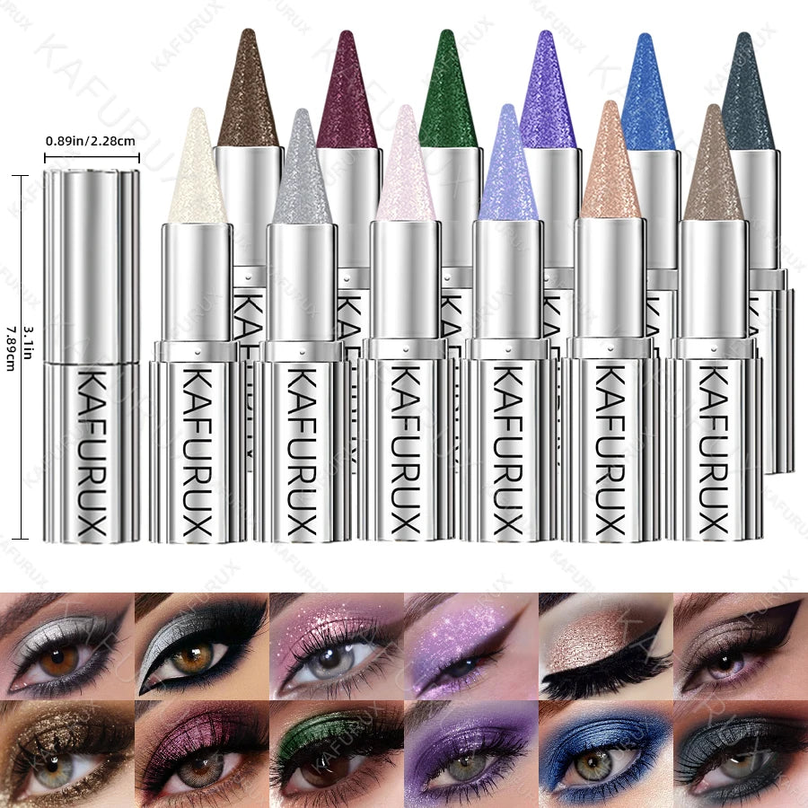 FUNPARK Metallic Glitter Eyeshadow Stick – Waterproof Shimmer
