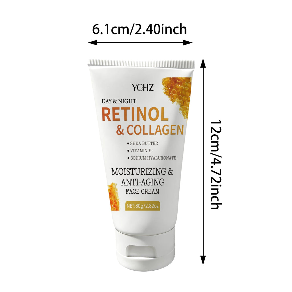 Retinol Night Cream with Collagen & Hyaluronic Acid – Face & Neck
