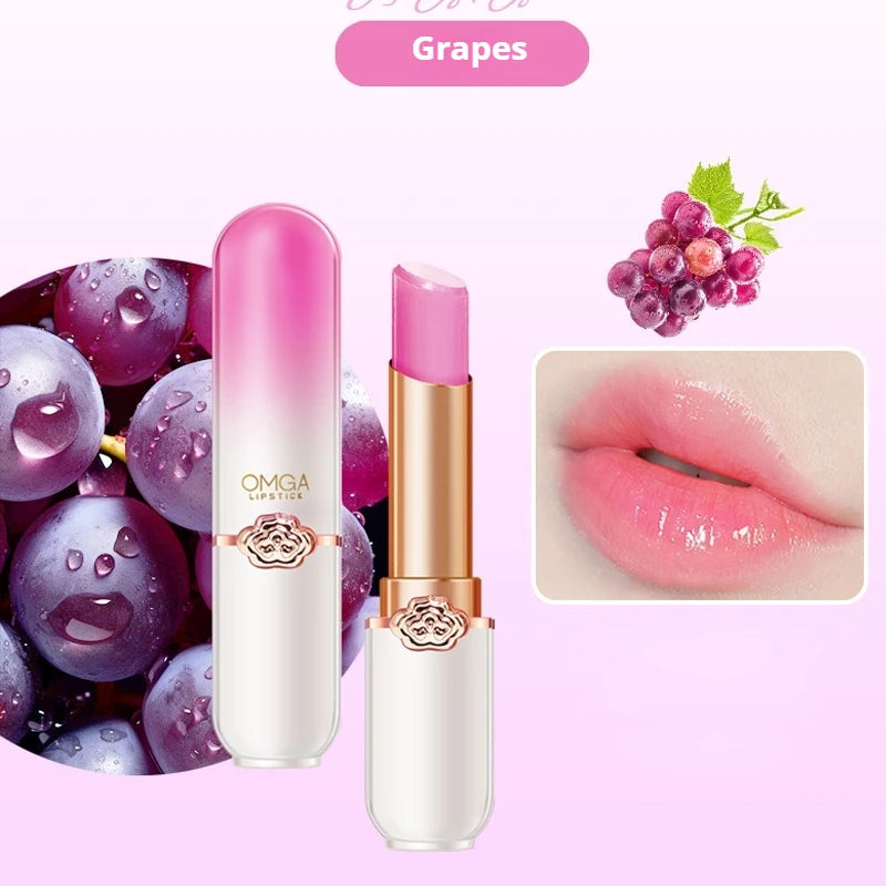 Color Changing Moisturizing Lipstick – Non-Stick, All Skin Types Color Changing Lipstick Oasis Select Grapes