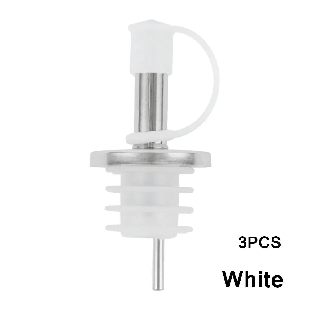 Deer Elk Lion Bull Head Wine Pourer Bottle Stoppers Bar Tools Wedding Party Drinks Wine Aerators Kitchen Tool Accessories Oasis Select 3PCS White