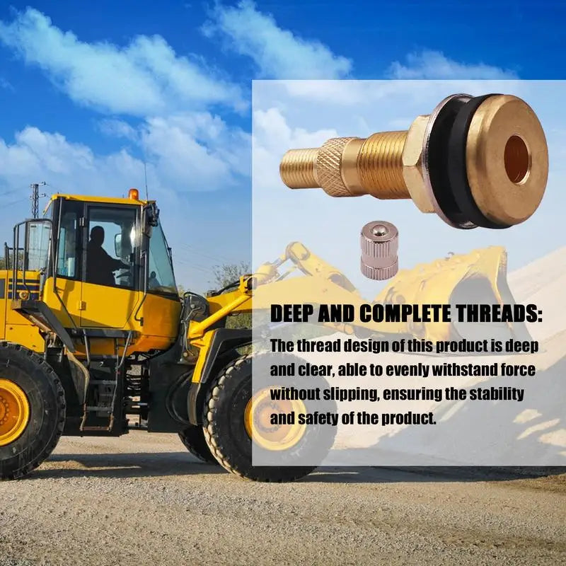 Tubeless Valves Air Liquid Tire Valve Stems TR618A Tire Valve Stem Caps Tire Valves Tire Tools for Industrial and Agricultural Oasis Select
