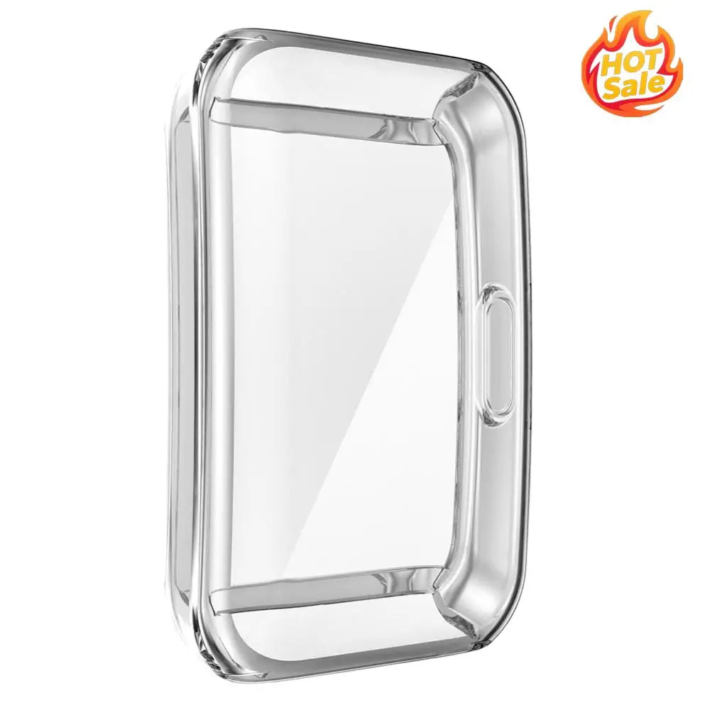 Edge Protective Shell Anti-Scratch PTPU Full Screen Protector Case rotective Bumper Shell for Huawei Band7/Honor Band6 Oasis Select