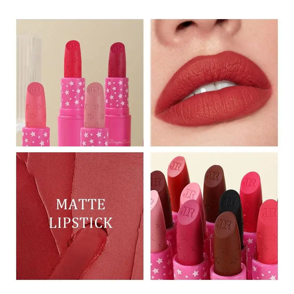 Dragon Ranee 3-Pc Matte Lipstick Set – Waterproof & Long Lasting