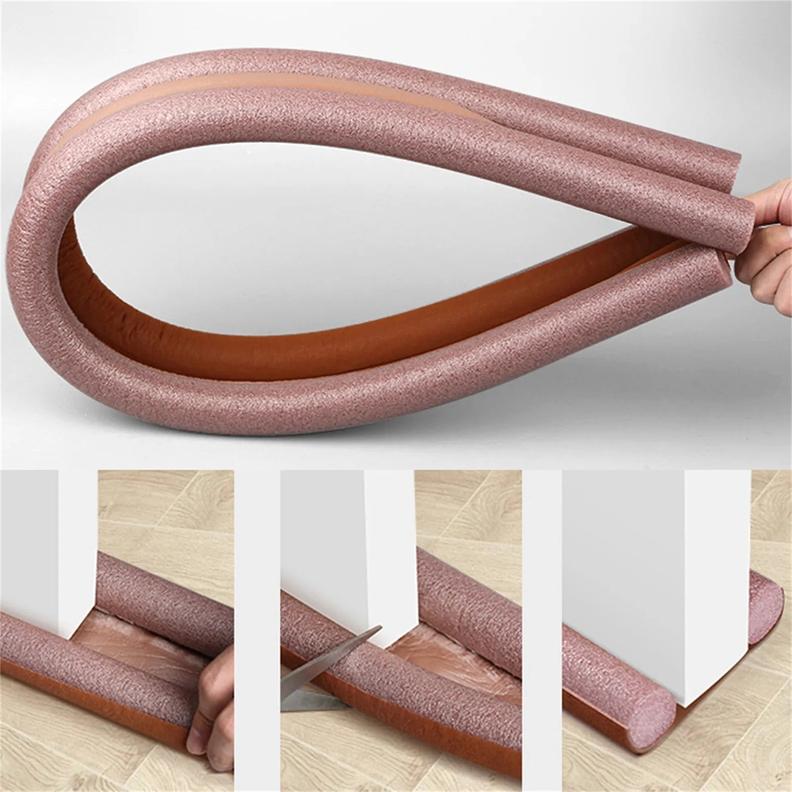 Door Draft Stopper 36inch Under Door Draft Noise Blocker Window Breeze Blocker Adjustable Door Sweeps Draft Seal Window Sealer Oasis Select