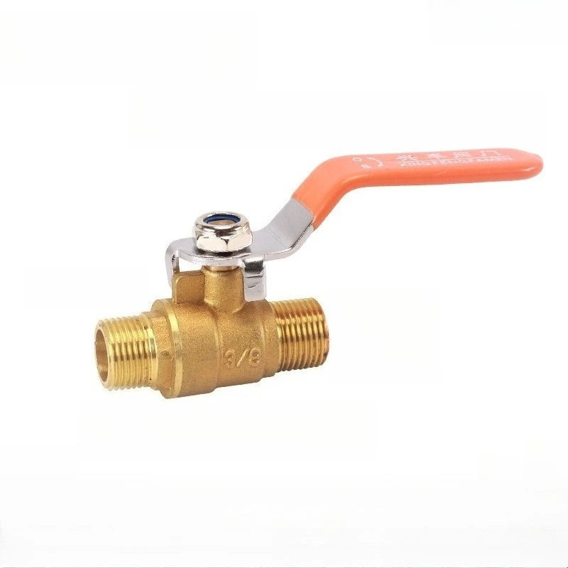 Brass Long Rod Ball Valve 1/8 "1/4" 3/8 "1/2" 3/4 "1 Inch Internal/external Thread Connector Adapter Copper Pipe Connector Oasis Select