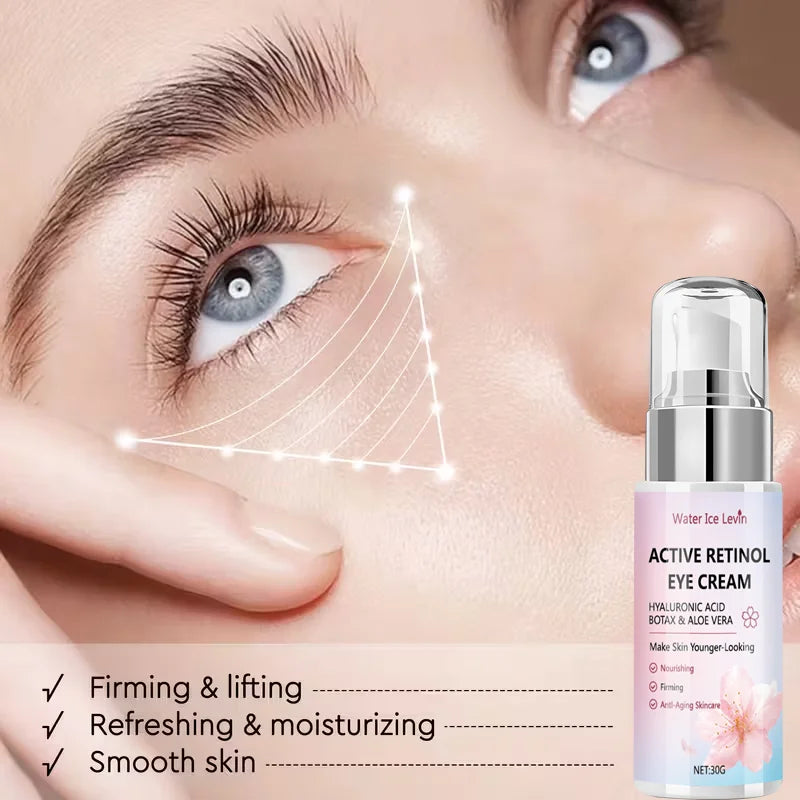 Active Retinol Eye Cream – Hyaluronic Acid & Aloe Vera 30g Retinol Eye Cream Oasis Select