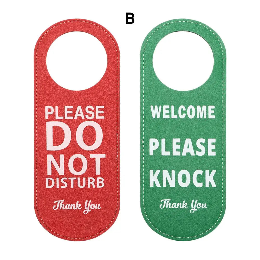 Double-Sided Door Hanger Sign – Do Not Disturb & Make Up Room