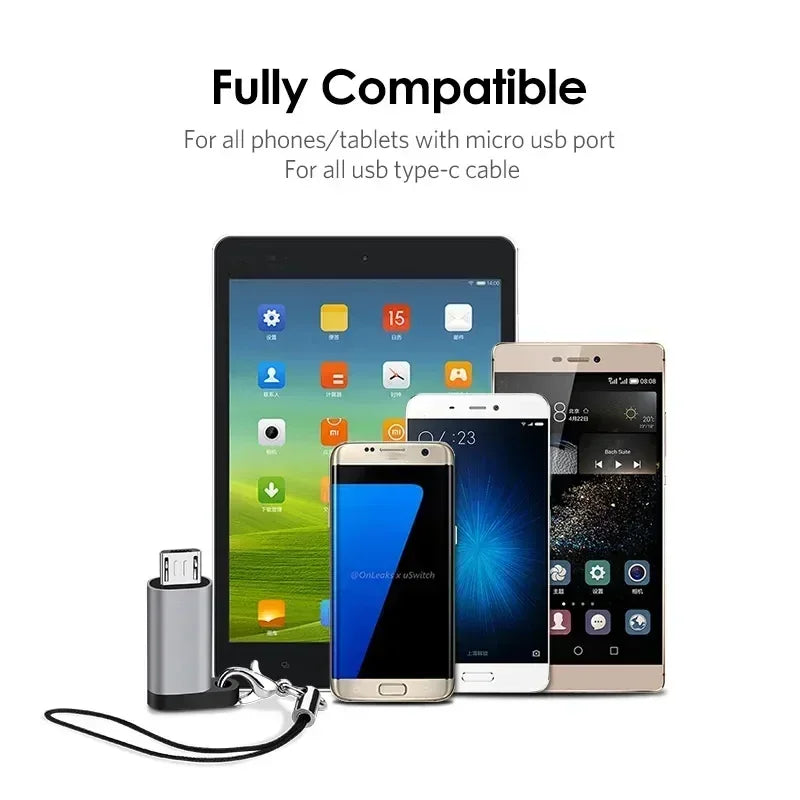 USB Adapter – Micro USB, Type-C & Mini USB Female Converter USB Plug Adapter Oasis Select