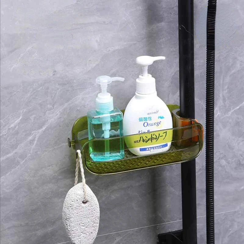 Household Installation-free Kitchen Sink Faucet Drain Rack Sundries Storage Rack Bathroom Clip-on Hollow Rack Organizer Kitchen Oasis Select