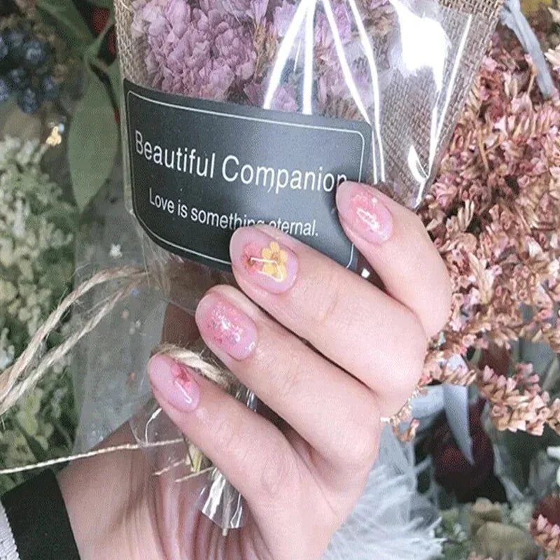 1/3/4Pcs Mixed-color Dried Flowers Resin Craft Dry Flowers Nail Art Decoration Natural Ultra-thin Mini Nail Flowers Oasis Select