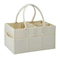 Children's Felt Diaper Storage Bag Baby Miscellaneous Toys Diapers Large Capacity Felt Diaper Bag Oasis Select WHITE
