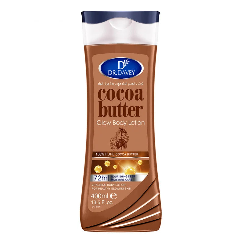 DR.DAVEY 400ml Cocoa Body Lotion – Deep Moisture, Non-Greasy