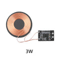 3W 600mA/5W 1A Wireless Charging Receiver Module Small Coil Built-in 5V Charging Wireless Charger PCBA Board Oasis Select 3W