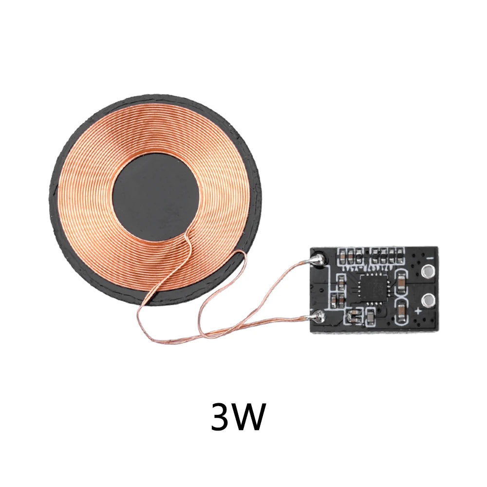 3W 600mA/5W 1A Wireless Charging Receiver Module Small Coil Built-in 5V Charging Wireless Charger PCBA Board Oasis Select 3W