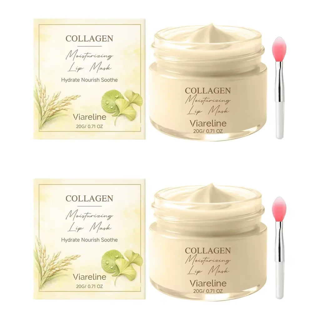 Collagen Hydrating Lip Care Mask Applicator Remove Dead Skin Soothe