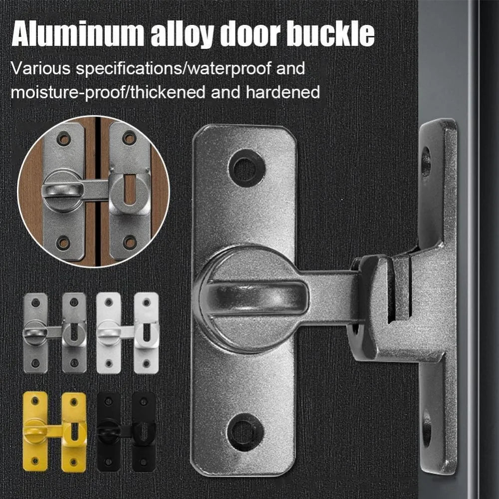 Aluminum Sliding Door Flip Latch Lock | No-Drill Security Bolt