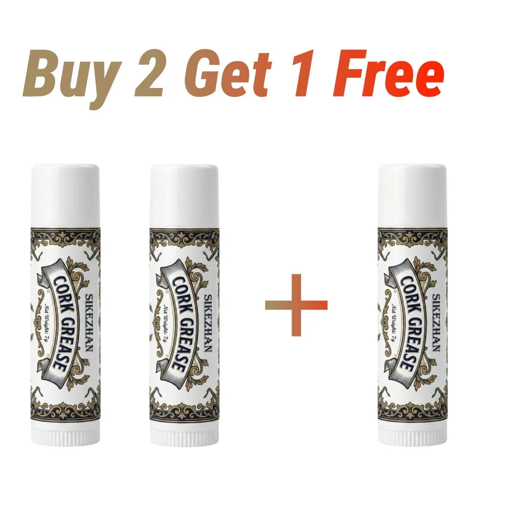 Universal Cork Grease for Saxophone Clarinet Flute Oboe Bassoon Woodwind Instrument Smooth Odorless Maintenance Lubricant Care Oasis Select 3PCS