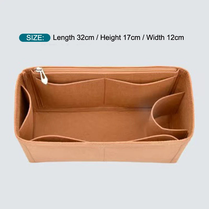 Felt Purse Organizer Insert – Bag Shaper & Storage Liner