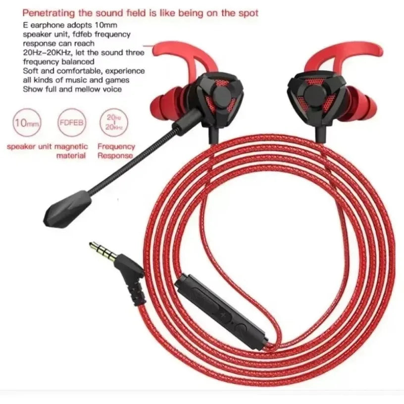 Universal New Wired With Mic Earphones Professional Wired Headset Multifunctional Durable Gaming Earbuds For 3.5 socket Oasis Select