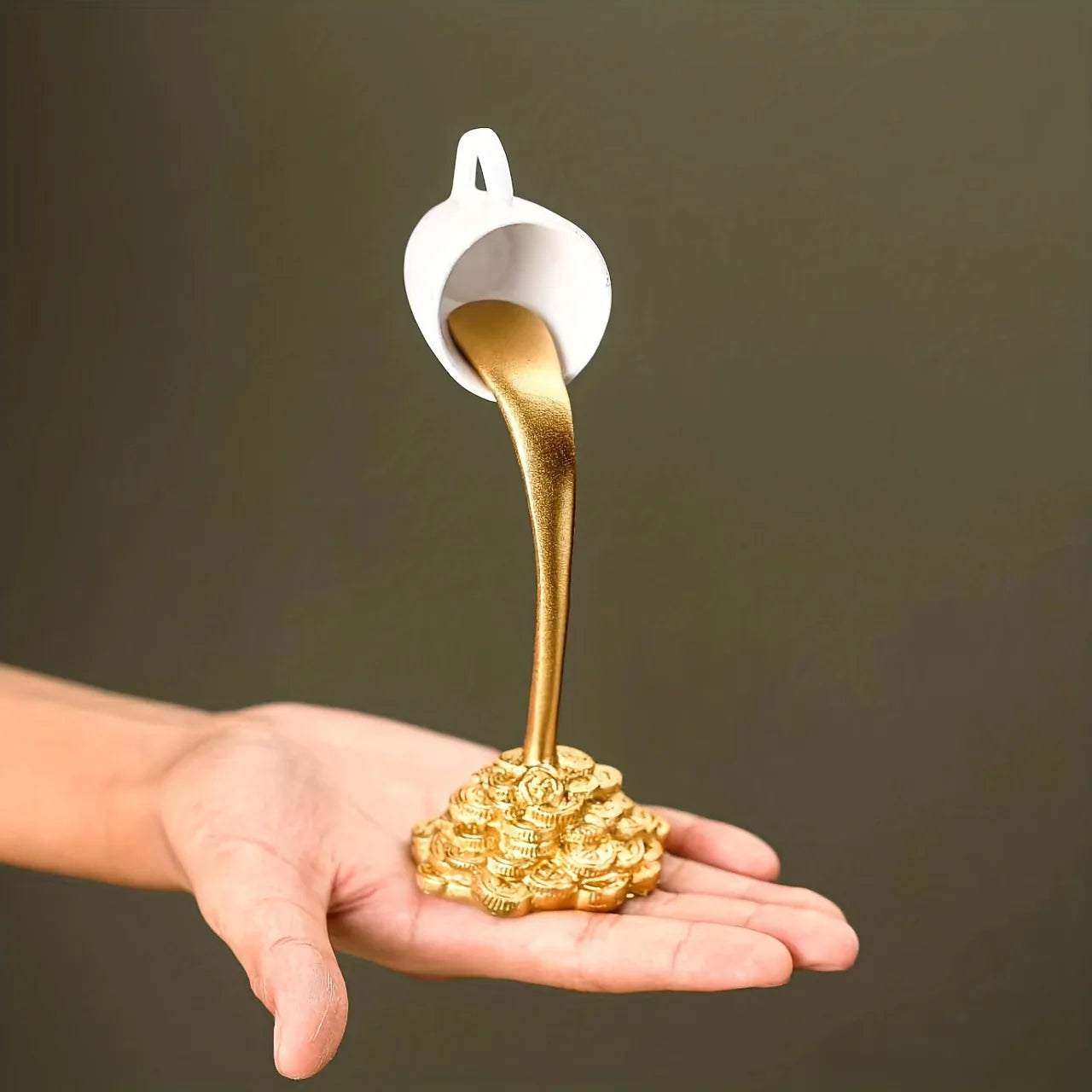 Floating Coffee Cup Resin Decoration Home Decoration Floating Coffee Cup Decoration Home Decor Oasis Select