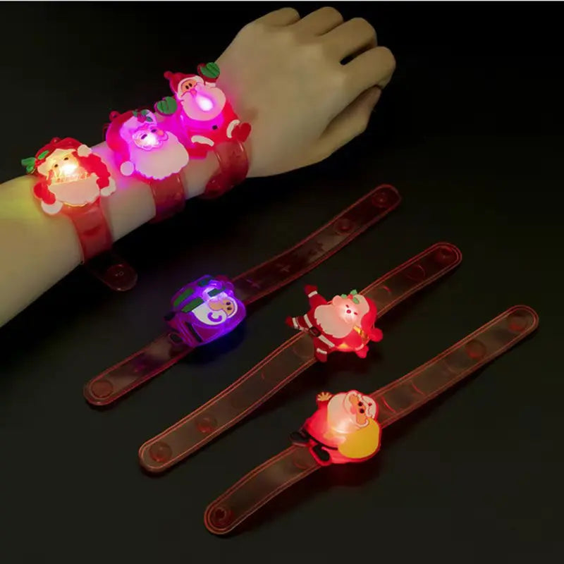 12-120PCS Halloween LED Glow Pumpkin Ring Light Up Wristband Necklace Watch Set Christmas Party Favor Accessories for Rave Night Oasis Select Christmas 12PCS