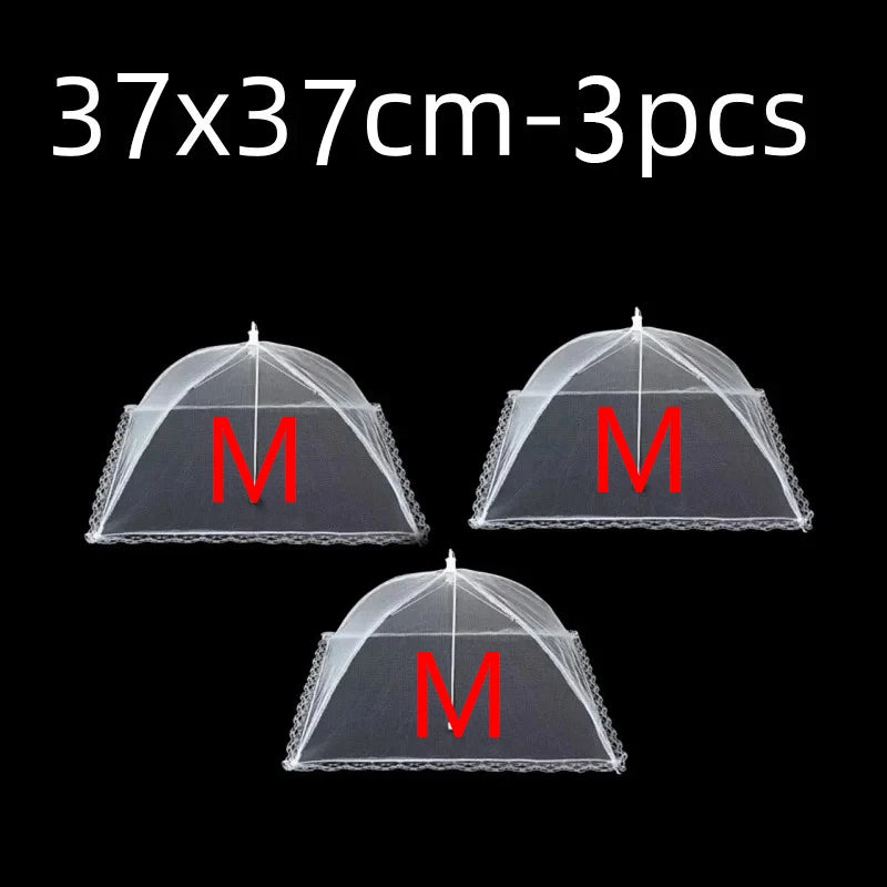 Collapsible Mesh Food Cover – Pop-Up Fly Net for BBQ & Outdoors Mesh Food Cover Oasis Select 14inch 38x38cm 3pcs