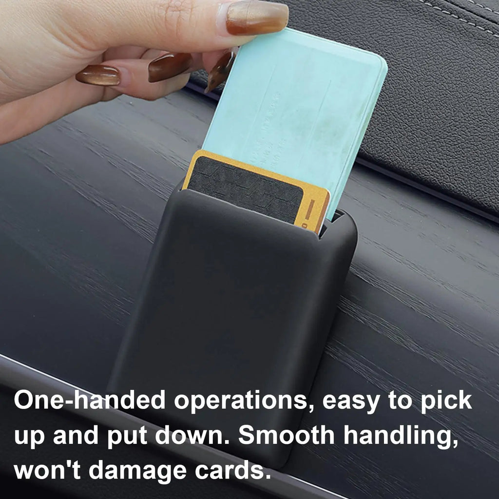 High-speed car card holder card slot holder multi-functional modification accessory Adhesive Interior Receipt Organization Slot Oasis Select
