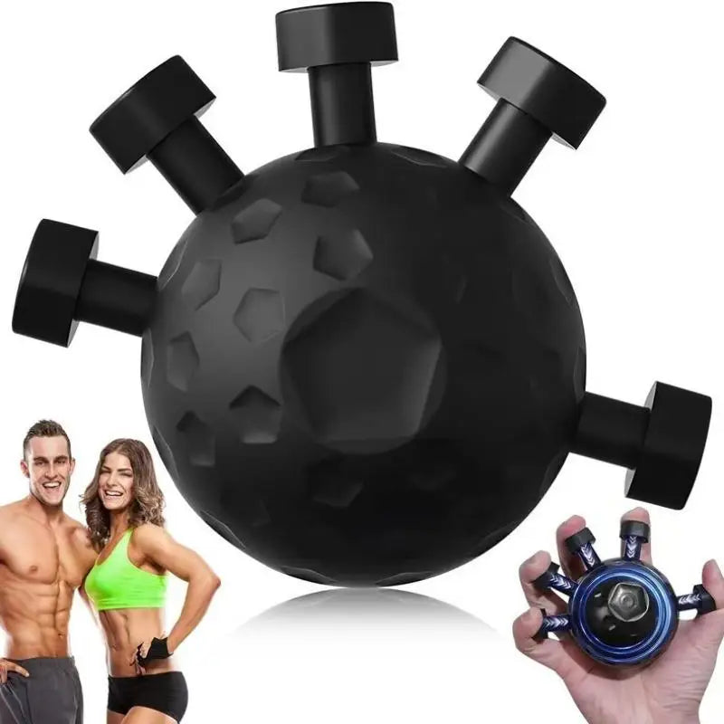 Five-Finger Trainer with Grip Ball,Finger Rehabilitation Device,Hand Strength Training, Wrist Gripper, Portable Finger Exerciser Oasis Select