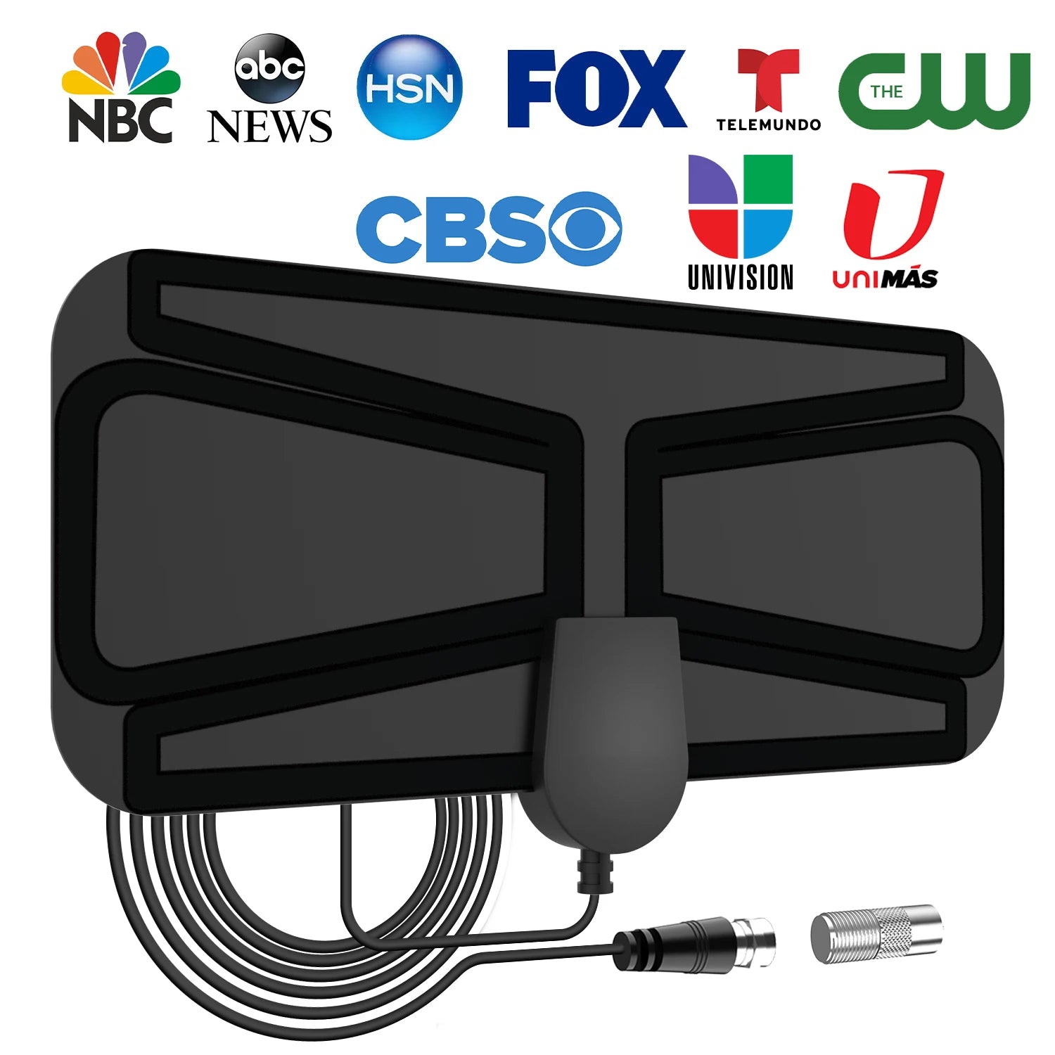 2026 HDTV antenna with butterfly pattern for your TV. High-definition digital TV antenna. Oasis Select