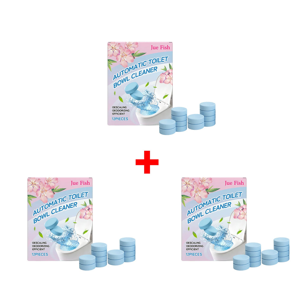 Toilet Cleaner Toilet Bowl Cleaner Descaling Deodorizing Remove Odor Dirt Urine Stains Hard Water Stains Elimination Oasis Select 3 X 12pcs boxed
