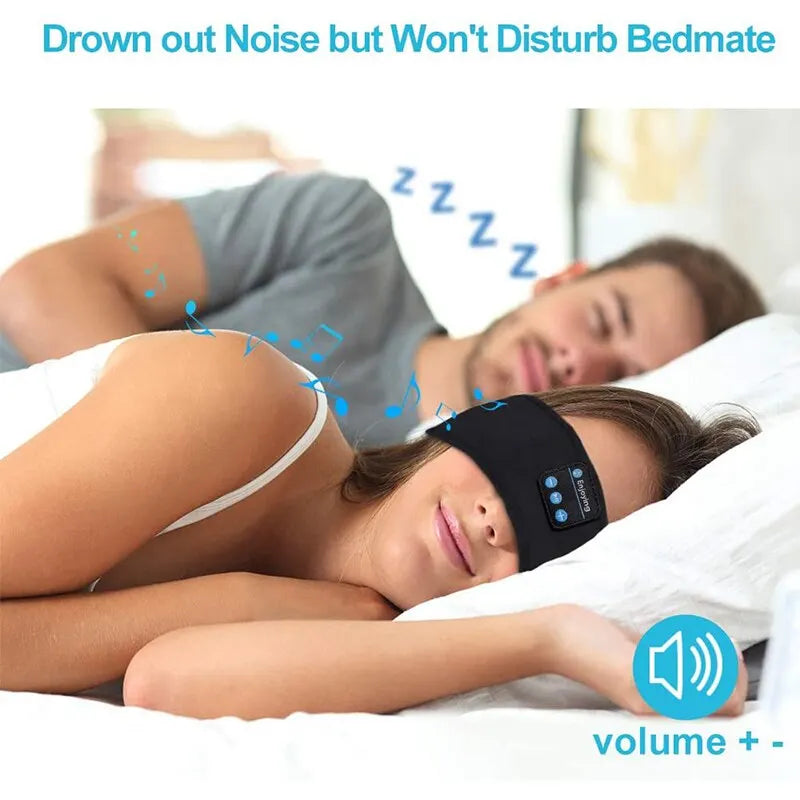 Fone Bluetooth Earphones Sports Sleeping Headband Elastic Wireless Headphones Music Eye Mask Wireless Bluetooth Headset Headband Oasis Select