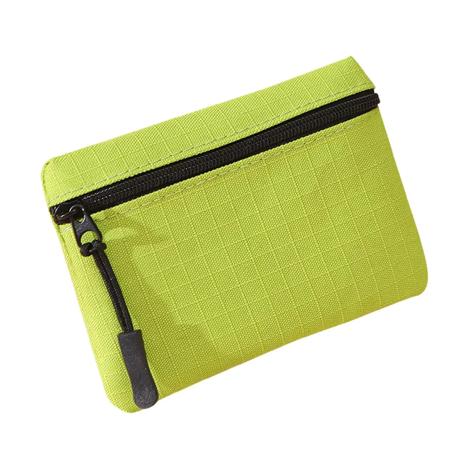 Portable Bag Credit Card Holder Mini Cute Purse Oxford Cloth Coin Purse Women Zipper Coin Pouch Key Earphone Data Cable Card Bag Oasis Select