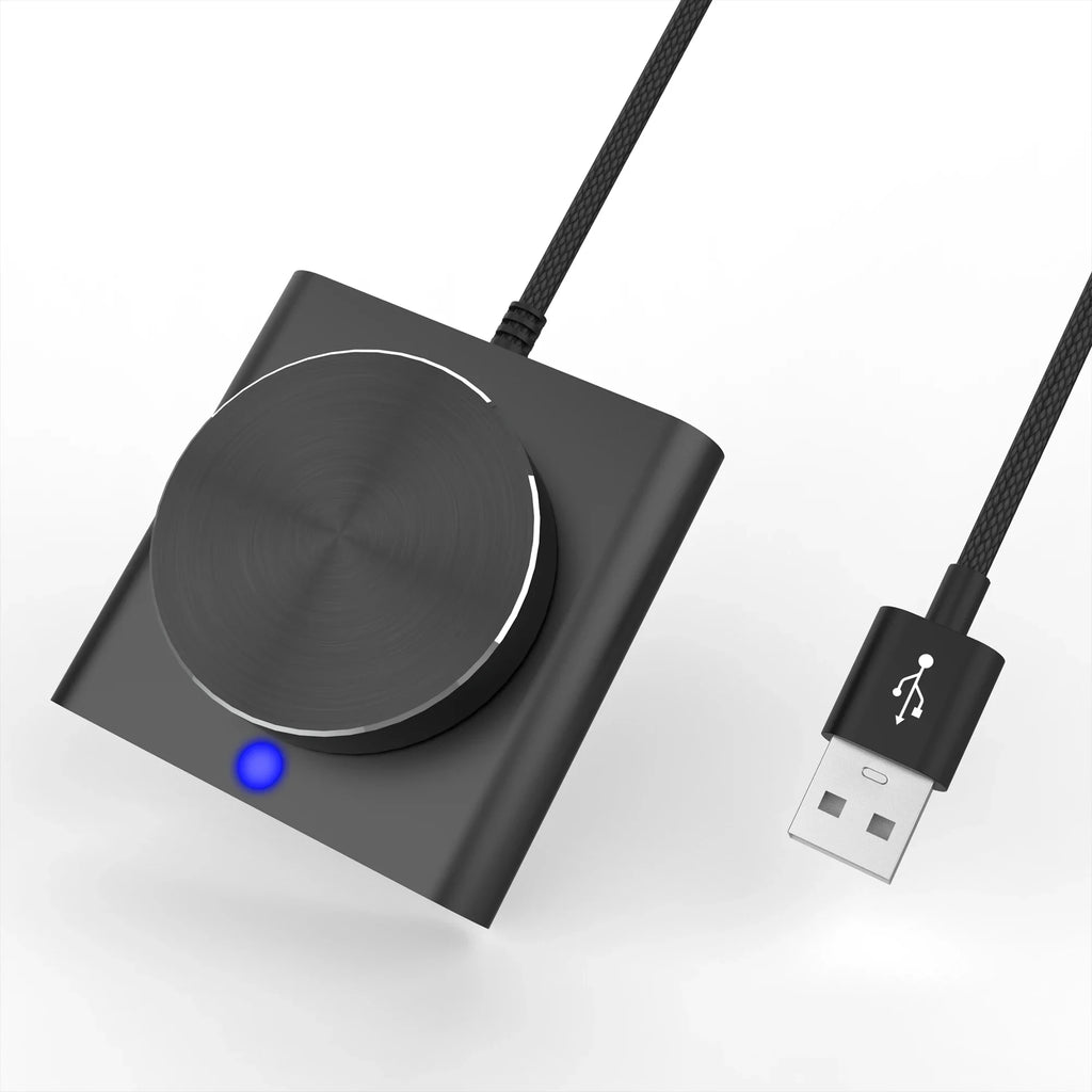 GGBEE USB Volume Control Knob – Dual Mode PC & Mac Audio USB Audio Controller Oasis Select Black
