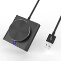 GGBEE USB Volume Control Knob – Dual Mode PC & Mac Audio USB Audio Controller Oasis Select Black