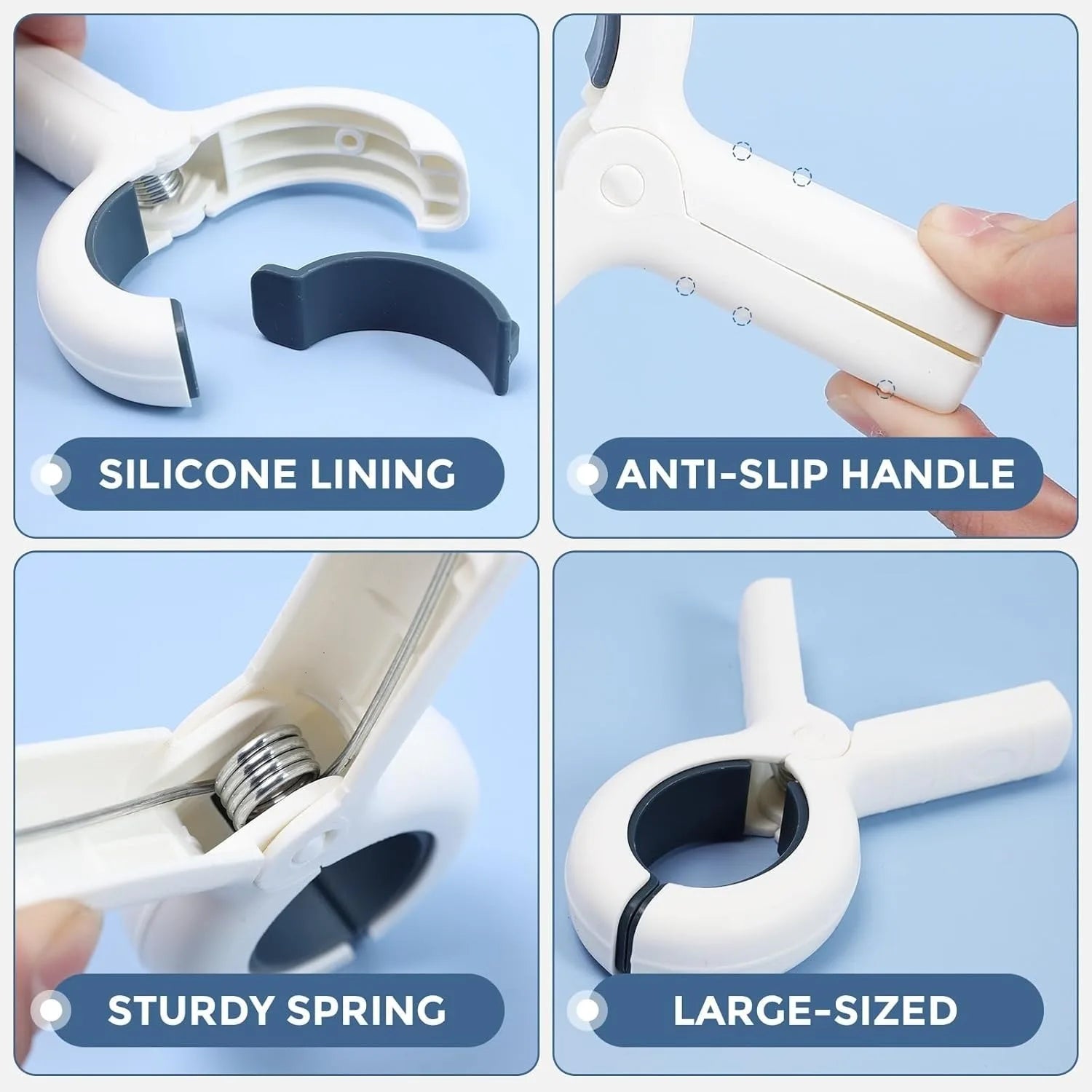 13pcs Large Opening Strong Windproof Clothes Peg, High-Quality Clothes Clip Suitable for Home and Dormitory Drying, Clothes Pins Oasis Select