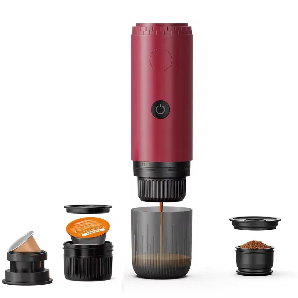 Wireless Portable Espresso Machine 3-in-1 | Car & Camping